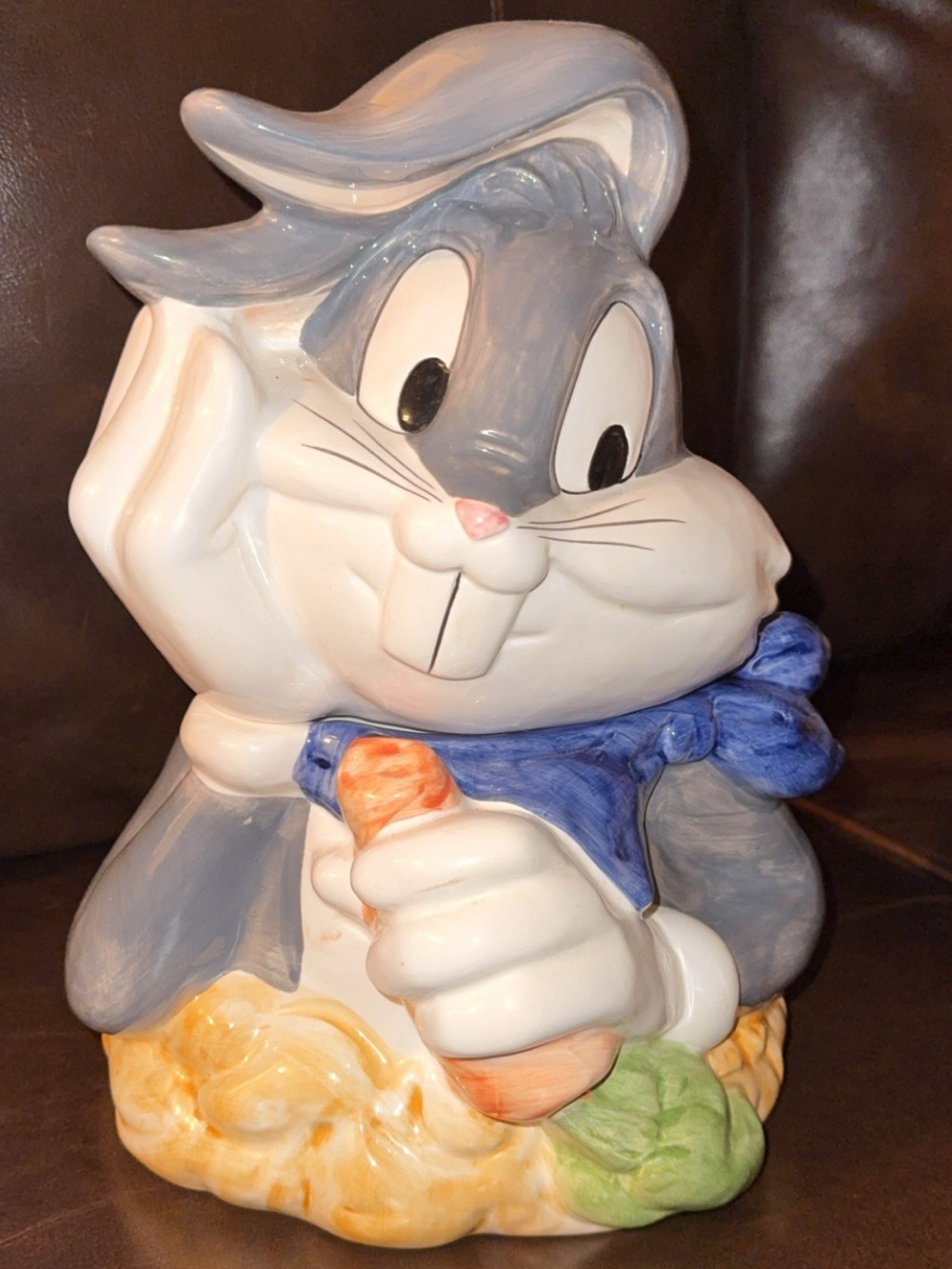 Vintage 1993 Warner Brothers Inc.
Looney Tunes Bugs Bunny Cookie
Jar Collectible